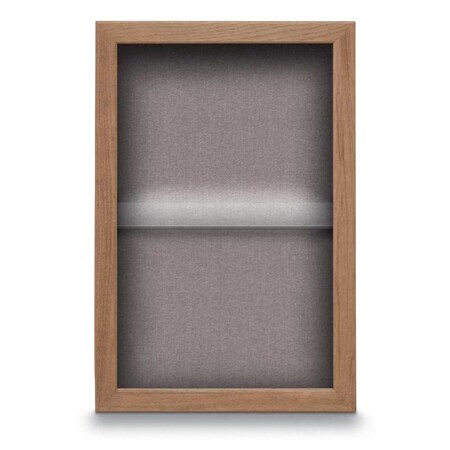 United Visual Products Indoor Enclosed Combo Board, 48"x36", Black Frame/Green & Buff UVCB4836B-GREEN-BUFF
